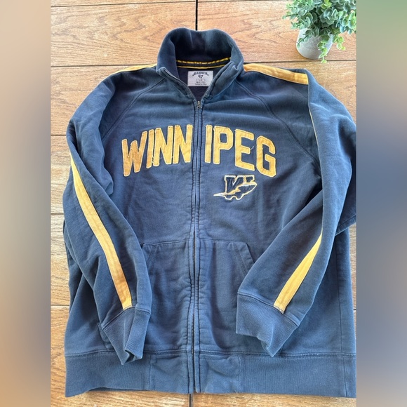 Banner 47 Winnipeg Jets Full-Zip Track Jacket – Men’s Large - Picture 1 of 3